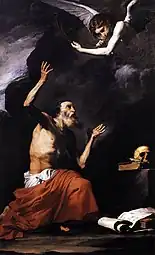 Saint Jerome and the Angel, 1626, 262 x 164 cm., Museo di Capodimonte