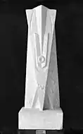 Joseph Csaky, 1920, Face (Figure), limestone, 70&nbsp;cm