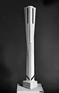 Joseph Csaky, 1922, Figure abstraite, stone, polychrome, 80&nbsp;cm