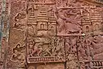 Terracotta panel in Joychandi temple