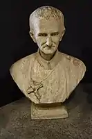 Bust in Melle, Belgium