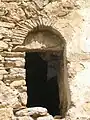 Upper level doorway leading to the north-west gallery