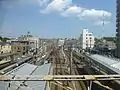 The view from the station looking east in July 2016