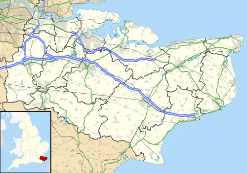 Rochester is located in Kent