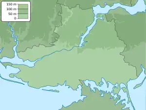 Novoraisk is located in Kherson Oblast