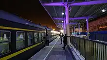 Geku railway is a railway connecting Golmud and Korla, in western China. Construction started in November 2014 and was completed in 2020. The length of the line is 1,214 kilometres (754 mi), joining Qinghai province and Xinjiang province. The investm