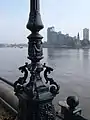Bazalgette lamp post on Chelsea Embankment