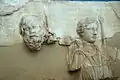 Hades and Persephone relief (detail)