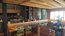 Interior of a restaurant
