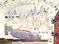 Ledenets by Mikhail Vrubel, set design art, 1900