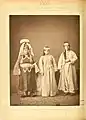 1. Kurdish woman from around Yozgat2. Female Christian artisan from Ankara3. Muslim female artisan from Ankara