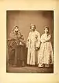 1. Christian artisan from Belka2. Artisan woman from Belka3. Peasant Muslim woman from around Belka