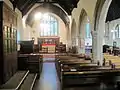 Internal; towards the altar