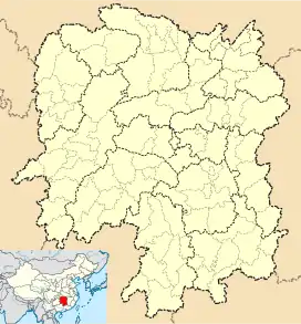 Chengbu is located in Hunan