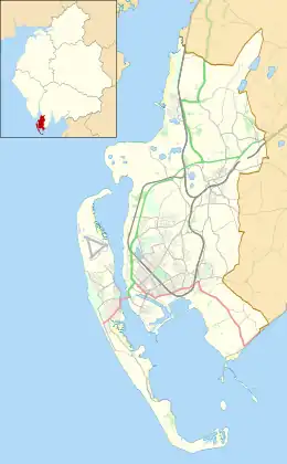Rampside Gas Terminal is located in the former Borough of Barrow-in-Furness