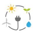 Renewable Energies Logo by Melanie Maecker-Tursun