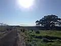Looking at Mount Tam from San Pablo Bay trail on Mare Island