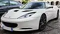 In the Lotus Evora, platform and mechanicals are uniquely designed for the vehicle.