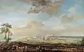 A view of the siege, painted by Louis Nicolas van Blarenberghe
