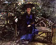 Portrait of Mrs. Kaumann (1911), oil on canvas, 99 x 120&nbsp;cm.,  Kunsthalle Kiel