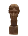 Sculpture of Justina Shkupi, volunteer in the Spanish Civil War.