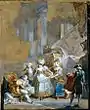 Elegant Company Preparing for a Masked Ball by Luis Paret y Alcázar