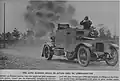In action in 1914 near Lombardsijde (Belgium).