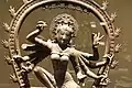 Sculpture of Mahishasuramardini in bronze from the Chola period, 11th century CE