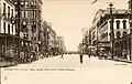 Main Street, north from Preston Avenue, Houston, Texas (postcard, c.&nbsp;1905–07)