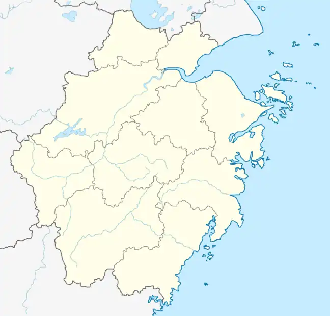 Jingning is located in Zhejiang