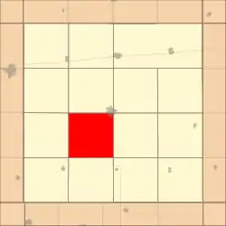 Location in Fillmore County