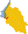 Municipality map of Castelnuovo del Garda