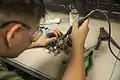 Second Echelon aircraft component maintenance.