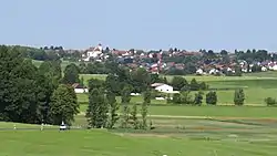 Markt Wald seen from the east