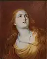 Mary Magdalene penitent after Guido Reni by Marquard Wocher