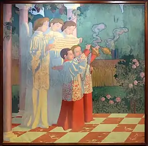 Decoration for the Chapel of Sainte-Croix du Vésinet (1899)