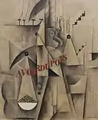 Max Weber, 1915, Avoirdupois, oil on canvas, 53.4 x 46.3 cm, Baltimore Museum of Art
