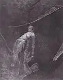 Back into Nothingness from the series A Life, Opus VIII, no. 15 (1884), etching and aquatint, 29.9 x 24.8&nbsp;cm.