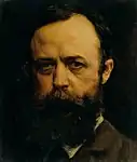 Portrait of a Gentleman (undated), oil on cardboard, 37.5 x 32.2&nbsp;cm. (14.7 x 12.6 in.), Österreichische Galerie Belvedere, Vienna, Austria.