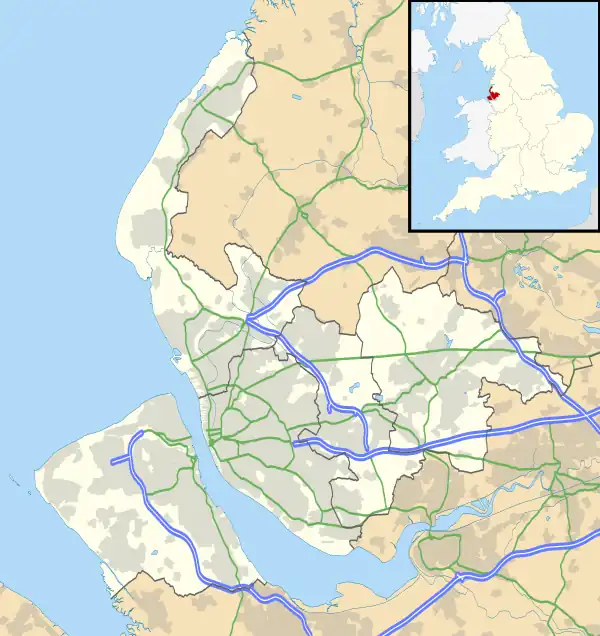 Toxteth Unitarian Chapel is located in Merseyside