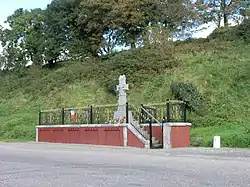 Cross commemorating where Michael Collins was killed in August 1922