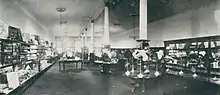 Second floor, millinery department, Lion Store, Downtown Toledo, 1900s