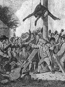 Mobbing the Tories Illustration