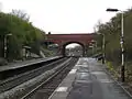Moston railway station, looking north