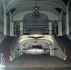 Concessions and stairs