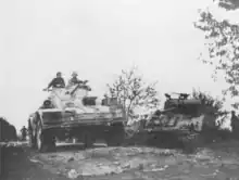 Two armoured cars