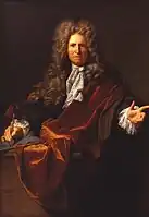 Portrait of the painter Nicolas Van Plattenberg, known as "Platte-Montagne" (1703, Versailles, musée national du château)