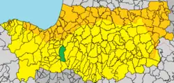 Agios Theodoros is a village located in the Nicosia District of Cyprus, east of the town of Evrychou.