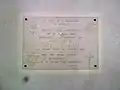 Saint Steven's Church bombing plaquette 22-02-'44