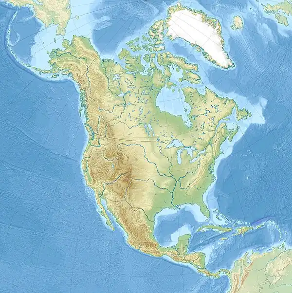 Louisville is located in North America